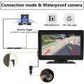 P702D 7 inch Portable Touch Display Wireless Car Navigator Dual-lens Smart Driving Recorder
