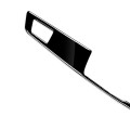 Car Right Drive Gear Panel Single Key Decorative Sticker for BMW Series 5 F10 2011-2017(Black)