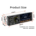 4 inch 800x480P Car Radio Receiver MP5 Player, Support FM & Bluetooth & SD Card with Remote Control