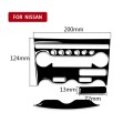 For Nissan 370Z Z34 2009- 3 in 1 Car AC Adjustment Panel Decorative Sticker, Left and Right Drive Un