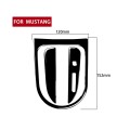 For Ford Mustang 2015-2020 Car Gear Set Decorative Sticker, Right Drive (Black)