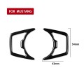 For Ford Mustang 2015-2020 Car Headlight Decorative Sticker, Left and Right Drive Universal(Black)