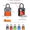 Car Password Lock Storage Box Security Box Hook Installation-free Safety Box(Orange)