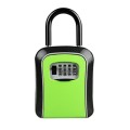 Car Password Lock Storage Box Security Box Hook Installation-free Safety Box(Green)