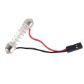 2 PCS Colorful 41MM T10 + Bicuspid Port Remote Control Car Dome Lamp LED Reading Light with 24 LED L