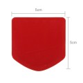 Shield Shape Metal Car Badge Decorative Sticker, Size: Small(French Flag)