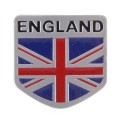 England Flag Style Metal Car Sticker