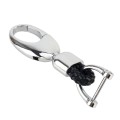 Car Metal Key Holder With Two Rings(Black)