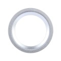 Car Aluminum Steering Wheel Decoration Ring For Cadillac(Silver)