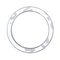 Universal Car Aluminum Steering Wheel Decoration Ring with Diamond For Start Stop Engine System(Silv
