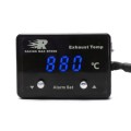 CNSPEED Car Tail Gas Digital Display Thermometer with Sensor P-ETM-01(Blue)