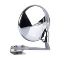 Vehicle Front Blind Area Wide-angle Adjustable Left Side Observation Mirror(Silver)