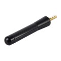 Carbon Fiber Aluminum Short Antenna Polished Universal Screws Base(Medium Size) (Black)