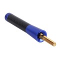 Carbon Fiber Aluminum Short Antenna Polished Universal Screws Base(Medium Size) (Blue)