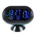 VST-7009V 4 In 1 Digital Car Thermometer Voltage Meter Luminous Clock Tester Detector LCD Monitor Ba