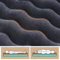 Universal Car Travel Inflatable Mattress Air Bed Camping Back Seat Couch, Size: 90 x 135cm(Black)