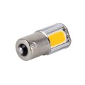2 PCS 1156/Ba15s 5W 4 COB LEDs Car Turn Light, DC 12V(Yellow Light)