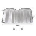 General Purpose Epe Car Sun Visor Before The File, Size: 140cm x 70cm(Silver)