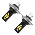 2 PCS H7 DC9-16V / 3.5W / 6000K / 320LM Car Auto Fog Light 12LEDs SMD-ZH3030 Lamps, with Constant Cu