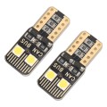 2 PCS T10 / W5W / 168 / 194 DC12V / 1.6W / 6000K / 130LM 4LEDs SMD-3030 Car Clearance Light, with De