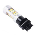 2 PCS T25/3157 10W 1000 LM 6000K White + Yellow Light Turn Signal Light with 42 SMD-2835-LED Lamps A
