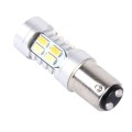 2 PCS 1157 10W 1000 LM 6000K White + Yellow Light Turn Signal Light with 20 SMD-5730-LED Lamps And L