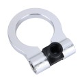 Aluminum Track Racing Front Rear Bumper Car Trailer Ring For BYD(Silver)