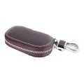 Universal Leather Crocodile Texture Waist Hanging Zipper Wallets Key Holder Bag (No Include Key)(Cof