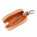 Universal Leather Crocodile Texture Waist Hanging Zipper Wallets Key Holder Bag (No Include Key)(Bro