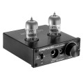 LINEPAUDIO A962 HiFi 6J9 Vacuum Tube Power Headphone Amplifier USB ASIO Sound Card(Black)