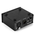 LINEPAUDIO A963 48V Pro Condenser Microphone Phantom Power Source(Black)