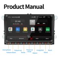 9093 HD 9 inch Car Android 8.1 Radio Receiver MP5 Player for Volkswagen, Support FM & Bluetooth & T