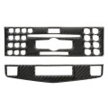 2 PCS Car CD Adjustment Frame Carbon Fiber Decorative Sticker for Mercedes-Benz W204, Right Driving