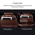 Multifunction Car Seat Pockets Folding Storage Bag (Brown)