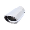 6046 Car Automobile Exhaust Pipe Muffler Modification Stainless Steel Tail Pipes (Inner Diameter 61m