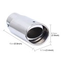 6046 Car Automobile Exhaust Pipe Muffler Modification Stainless Steel Tail Pipes (Inner Diameter 61m