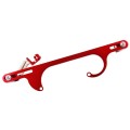 Car Modification Throttle Base Cable Base Section Aluminum Alloy Throttle Cable(Red)