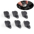6 PCS 22mm Swirl Flap Flaps Delete Removal Blanks Plugs for BMW M57 (6-cylinder)(Black)