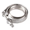 4 inch Car Turbo Exhaust Downpipe V-Band Clamp Stainless Steel 304 Flange Clamp