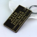 Detective Sherlock 221B Key Chain Car Key Ring Multi-functional Tool Key Holder Key Chains Rings Hol