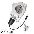Universal Car 2.5 inch Stainless Steel Racing Electric Exhaust Cutout Valves Control Motor Kit