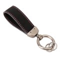 Car Suede Leather Key Ring Keychain with 2 Rings