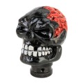 Universal Skull Head Shape Manual or Automatic Gear Shift Knob, Size: 8.7x5.5cm (Black)
