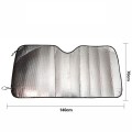 Silver Aluminum Foil Sun Shade Car Windshield Visor Cover Block Front Window Sunshade UV Protect, Si