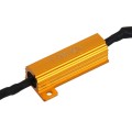 2 PCS 3156 Car Canbus Error Canceller Decoder Load Resistor LED 50W 8 Ohm No Blinking Decoder Heat R