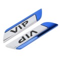 2 PCS Car-Styling Sticker VIP Random Decorative Sticker (Blue)