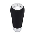 Universal Car Modified Shifter Black Leather Lever Manual 5-Speed Gear Shift Knob