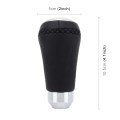 Universal Car Modified Shifter Black Leather Lever Manual 5-Speed Gear Shift Knob