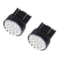 10 PCS T20/7443 Car Auto Lamp 1.2W 22-SMD 1206 LED Bulbs Brake Light