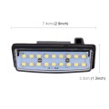 2 PCS LED License Plate Light 18-SMD Bulbs Lamps for Nissan/Teana 03 / Tada 03-08 /Sylphy 2008 /Sunn